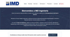 Desktop Screenshot of imd-ingenieria.com